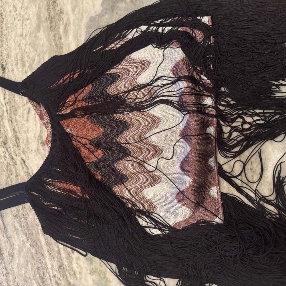 Missoni Black and Brown Knit Top - Picture 2 of 4